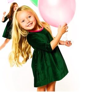 Smiling button dress